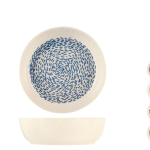 Porselein Azzurro schaal 16 CM per 4 stuks