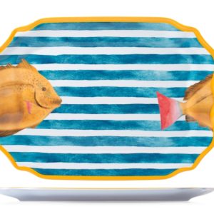 Melamine Pescare Dienblad/schaal 45x33 CM