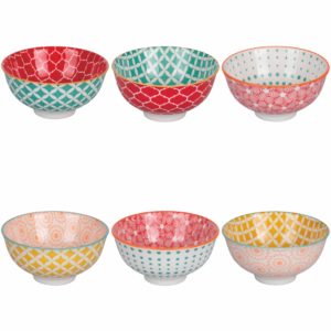 Porselein Rome schalen - 11,5 CM - per 6 stuks